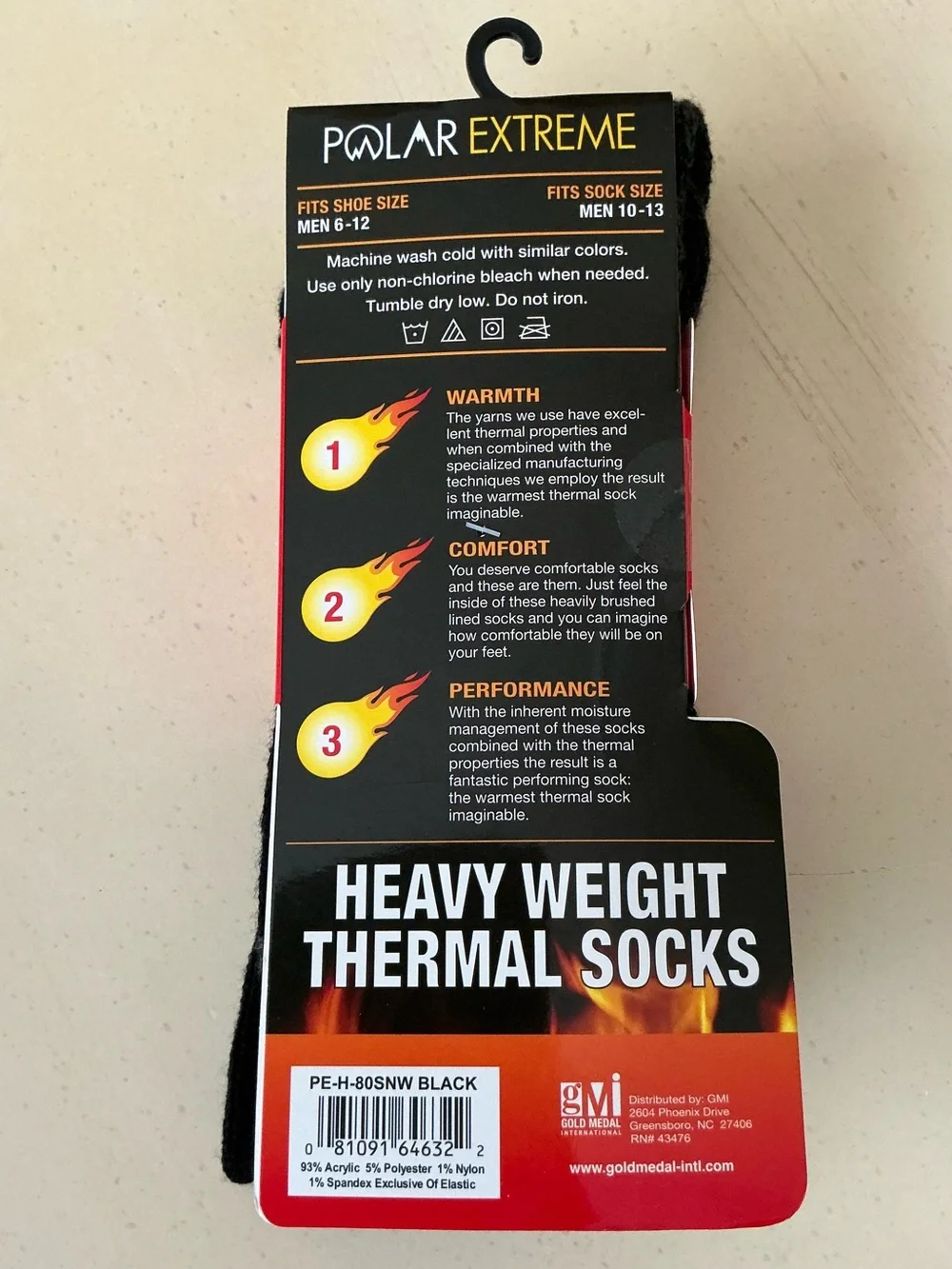 NWT Men’s Winter Thermal Socks - Size 6-12 🥾